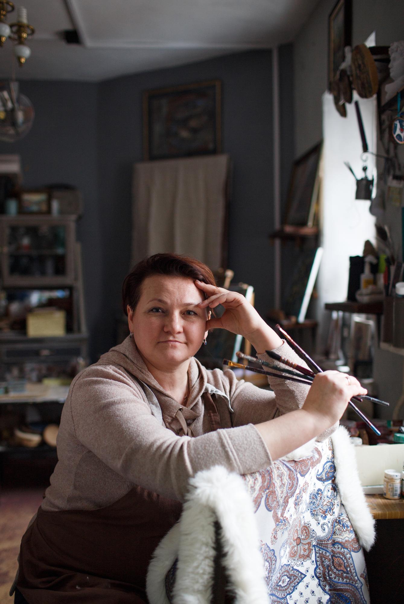 founder embroidery artisan portrait